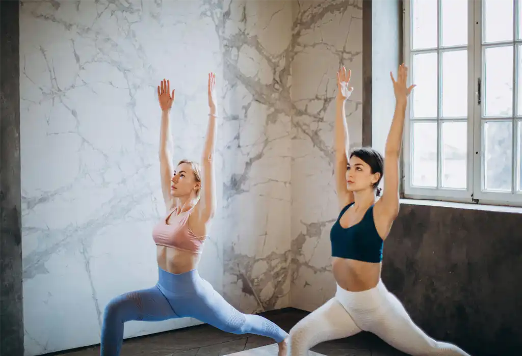 Warrior I (Virabhadrasana I) yoga pose