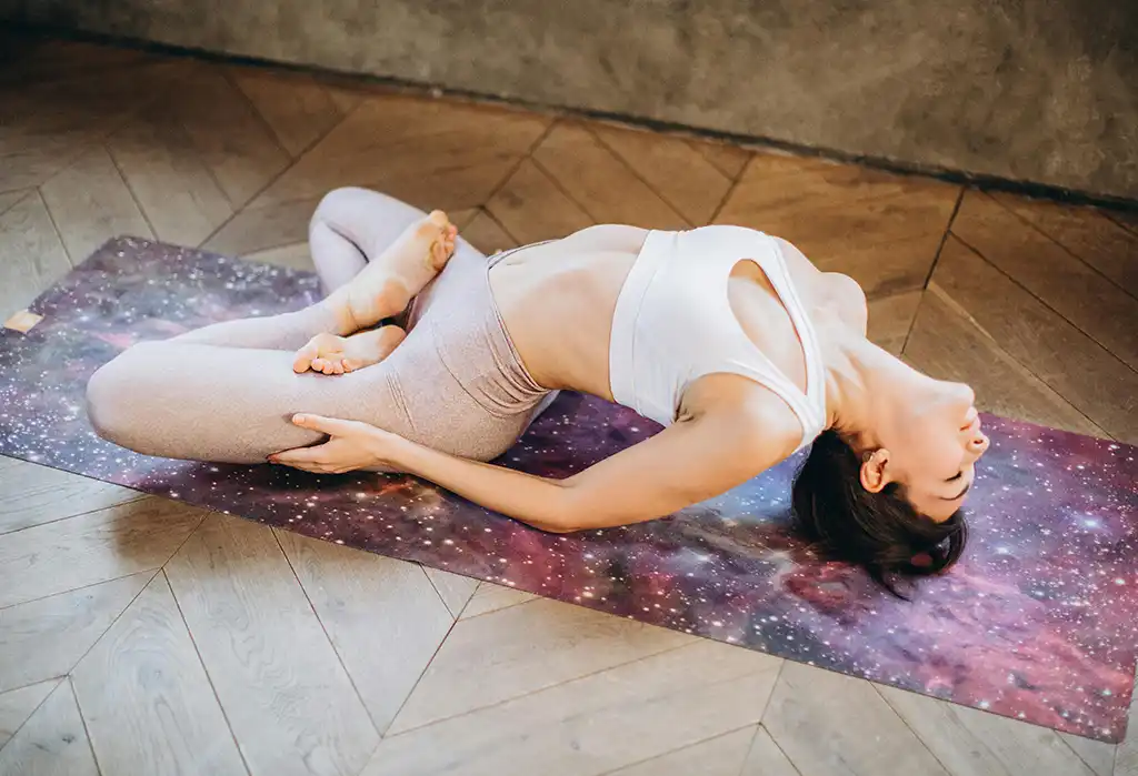 yoga fish pose
